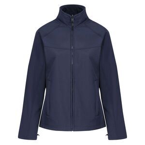 Regatta Ladies Uproar Softshell Wind Resistant Jacket / Navy /Navy